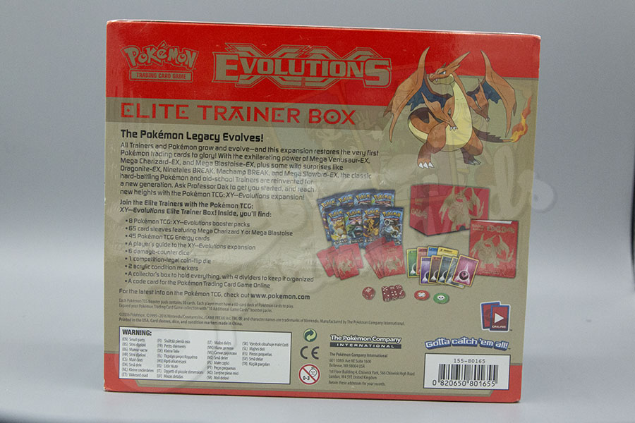 Pokemon Xy Evolutions Elite Trainer Box Charizard Real Sportscards