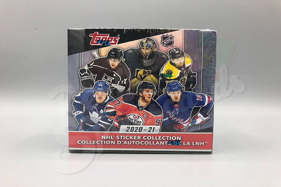 2020-2021 NHL Sticker Display Box