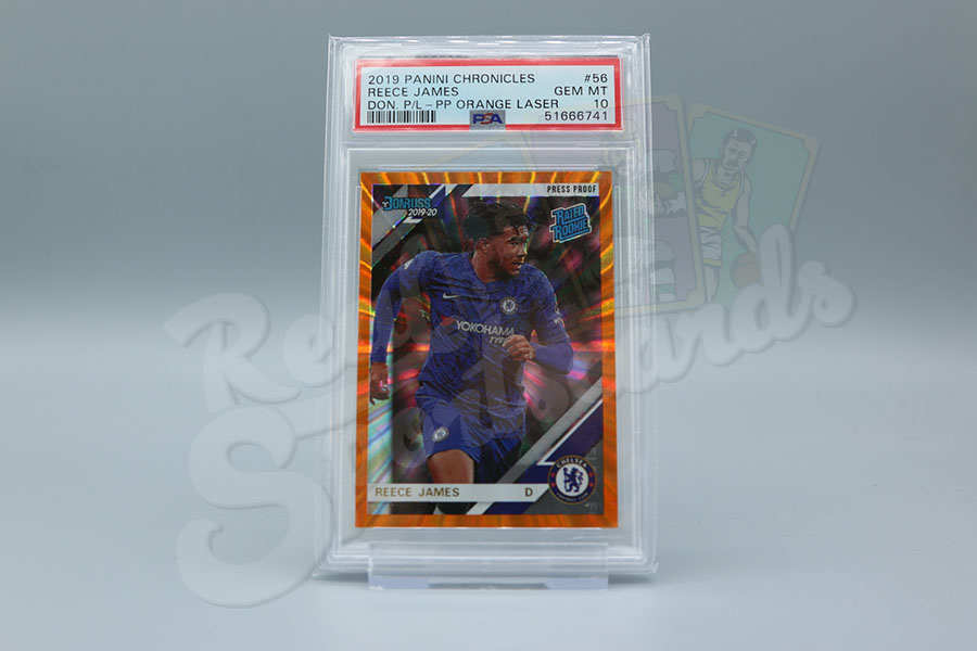 2019 Panini Chronicles Reece James #56 Orange Laser PSA 10 | Real ...