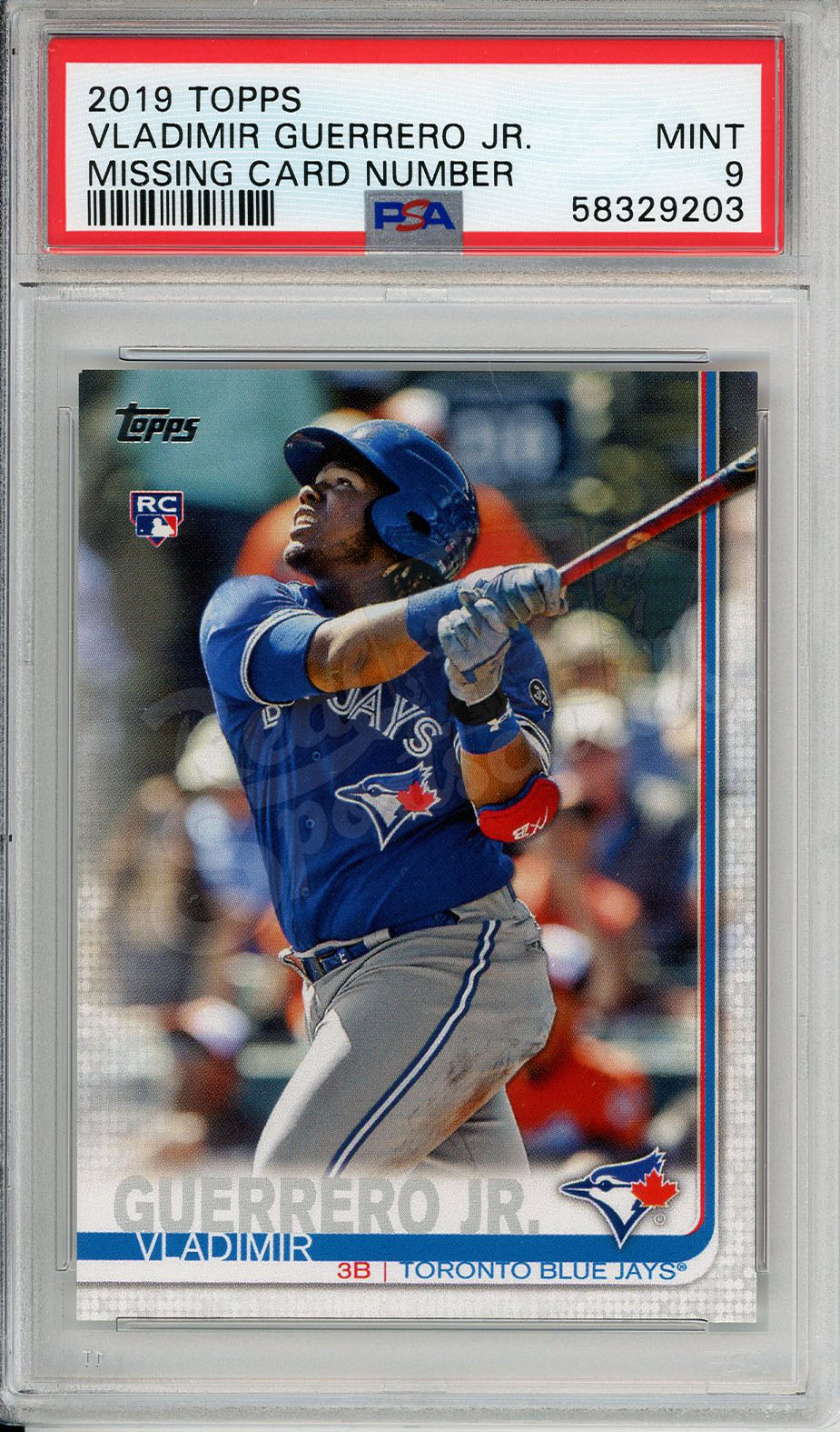 2019 Topps Vladimir Guerrero Jr. #NNO PSA 9 | Real Sportscards