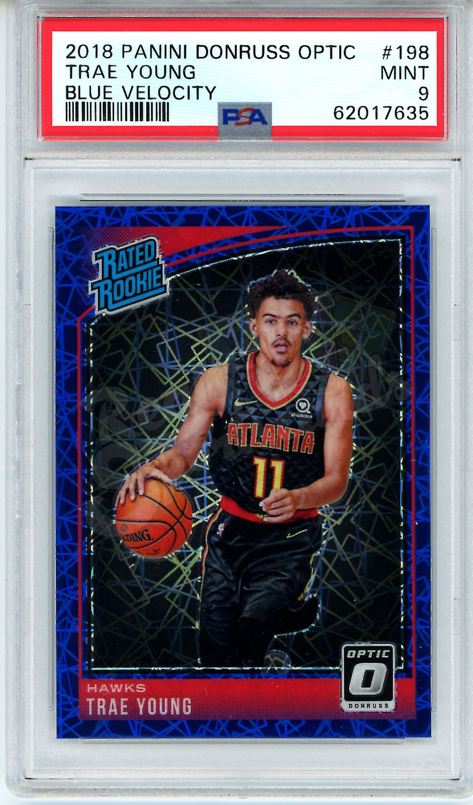 Trae top Young Blue Velocity PSA 9