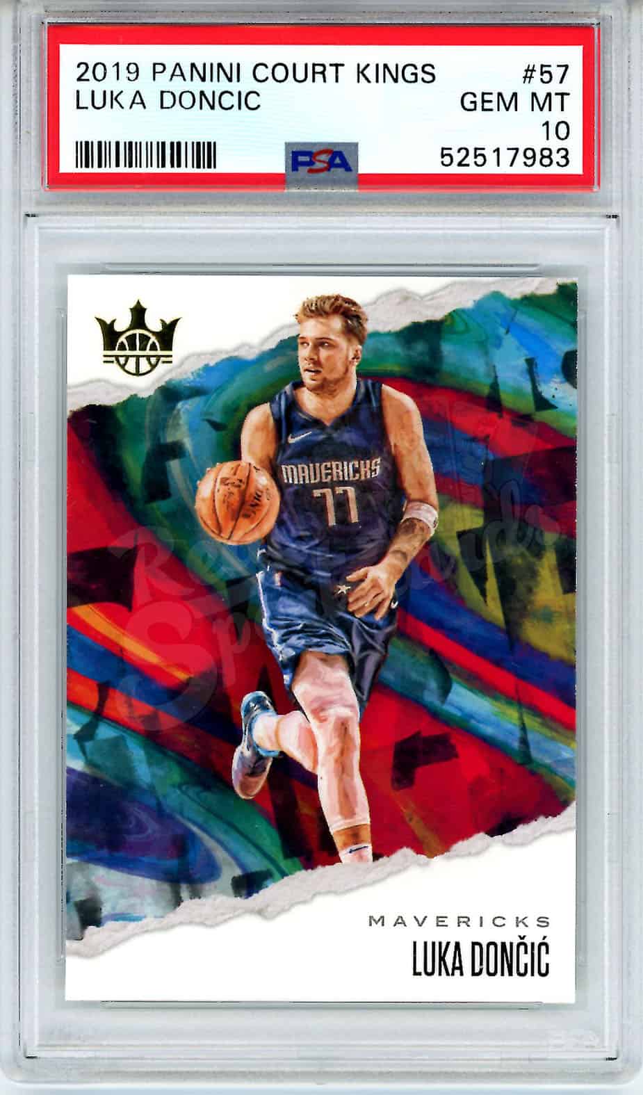 2019 Panini Court Kings Luka Doncic #57 PSA 10