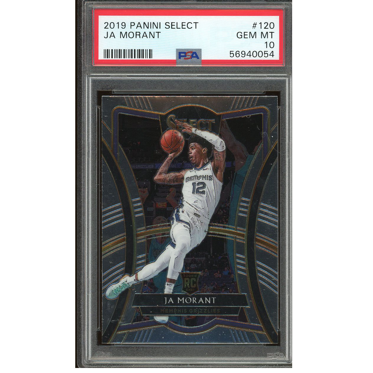 2019 Panini Select Ja Morant #120 PSA 10 | Real Sportscards