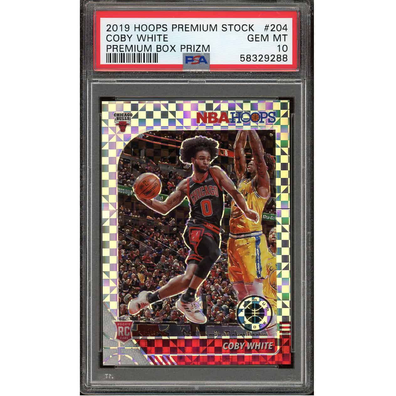 2019 Hoops Premium Stock Coby White #204 Premium Box Prizm 081/149