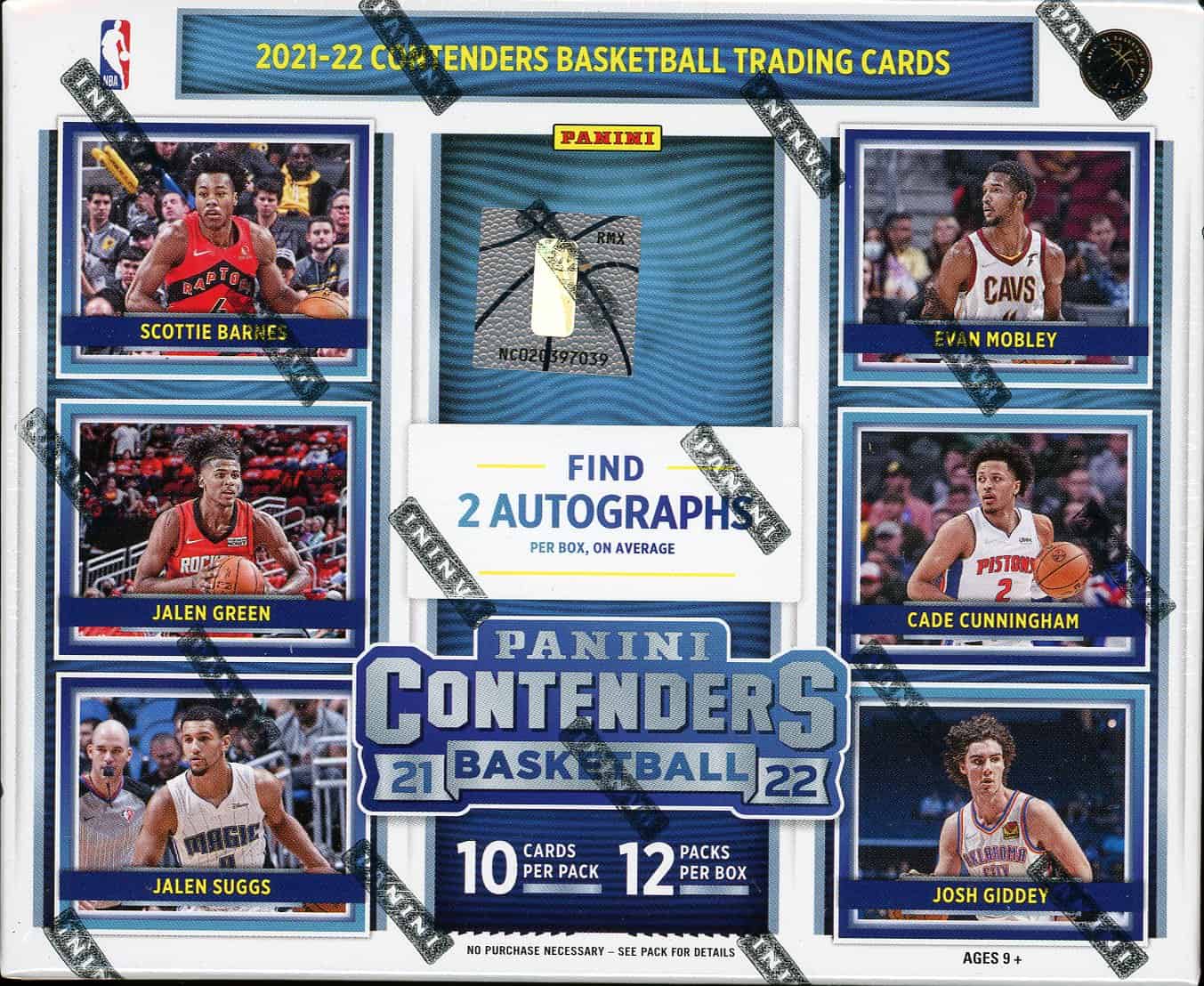 Panini Contenders Basketball nba Hobby Box 2021-22