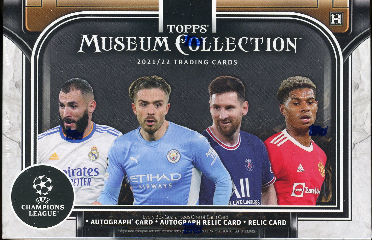 : 2022/23 Topps Museum Collection UEFA Champions League Soccer  box (8 cards/bx) : Collectibles & Fine Art