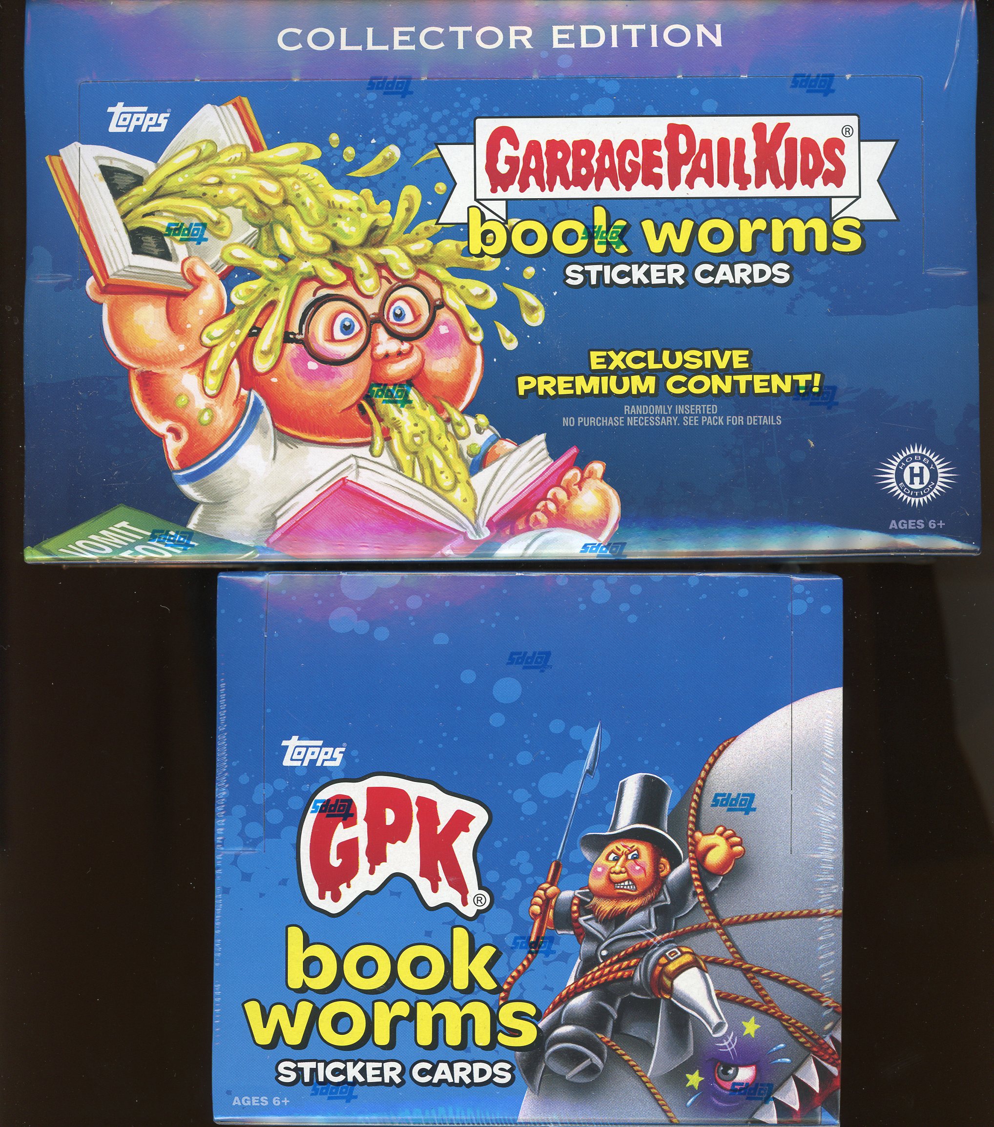 BUNDLE: Garbage Pail Kids Book Worms Series 1 Hobby Collectors Edition ...