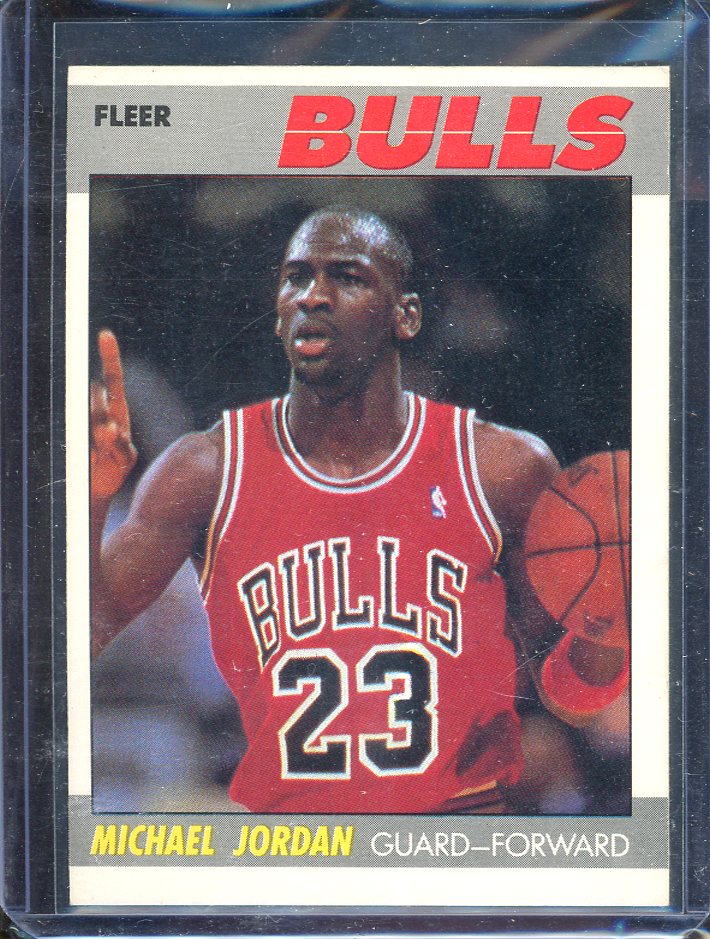 1987 fleer michael jordan