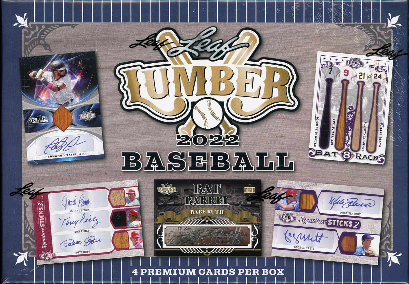 2022 Leaf Lumber Baseball Hobby Box Real Sportscards