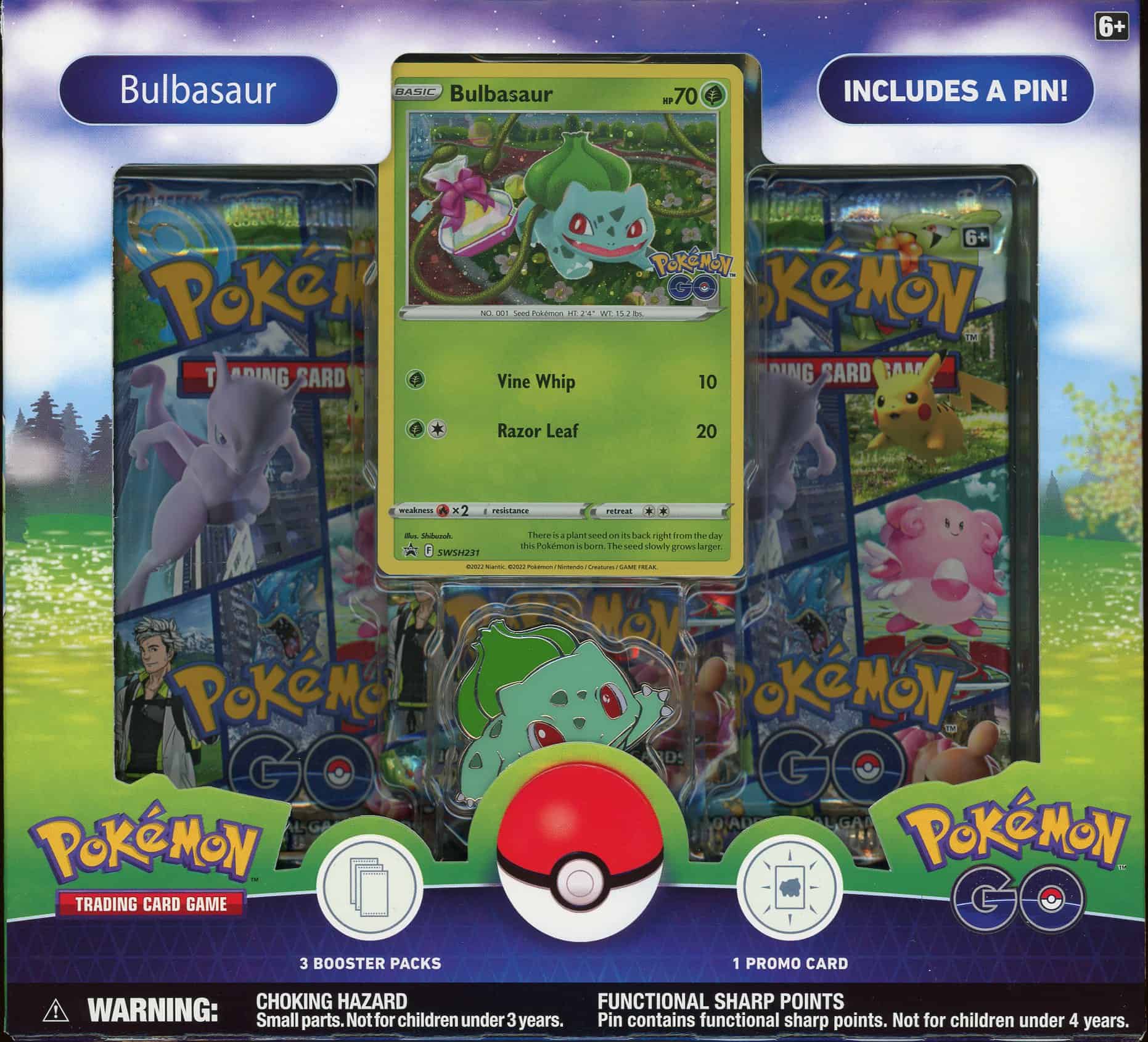 Buy Pokémon TCG: Pokemon GO Pin Collection Bulbasaur Box