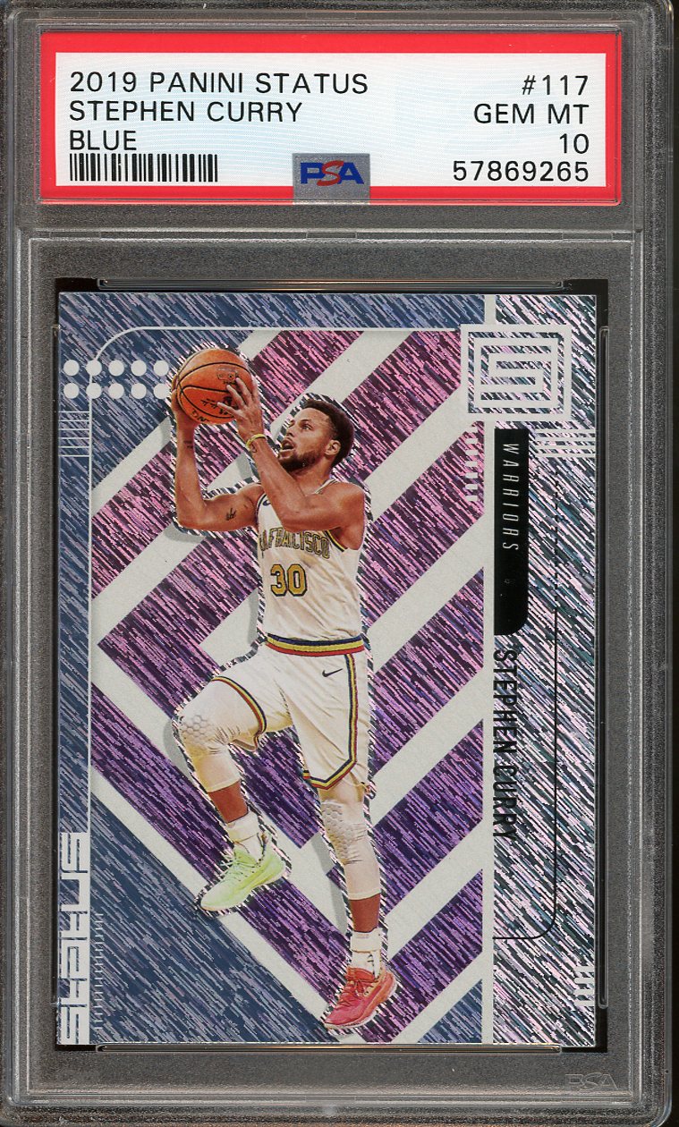 2019 Panini Status Stephen Curry #117 PSA 10 | Real Sportscards