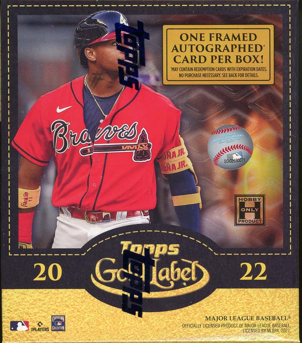 2022 Topps Gold Label Baseball Hobby Box | Real Sportscards